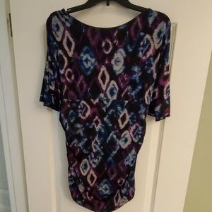 ABG fitted, ruched top size L